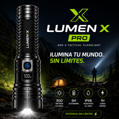 Lumen X Pro Tactical Flashlight