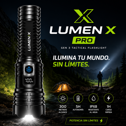Lumen X Pro Tactical Flashlight